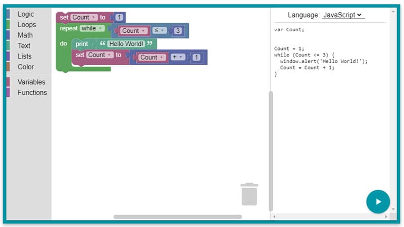 Scratch Blocks — Google And MIT Develop An Open Source Programming